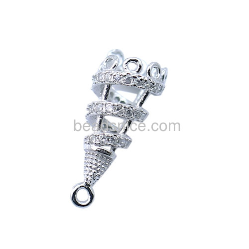 Chandelier component 925 sterling silver jewelry making supplies