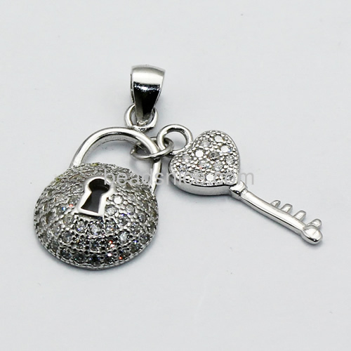 New pendant for chain necklace making 925 sterling silver china jewelry wholesale