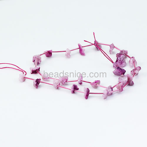 Multi colors druse natural stone bracelet for women uncertain shape wholesale natural stones for jewelry making DIY