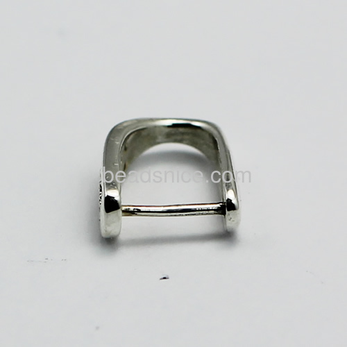Pendant bail 925 sterling silver pinch bail for jewelry pendant making