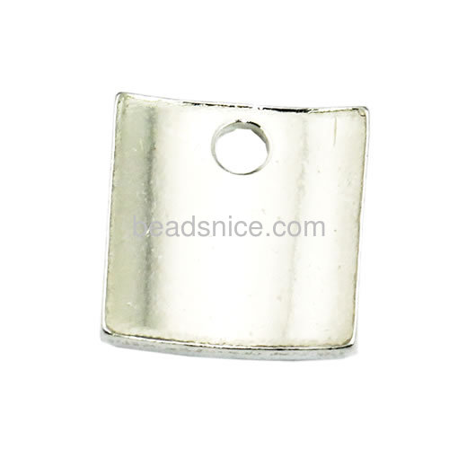 Stamping blank rectangle 18 gauge sterling silver stamping charm