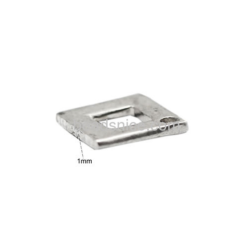 925 solid silver silver blanks for stamping square for charm bracelet 18 gauge