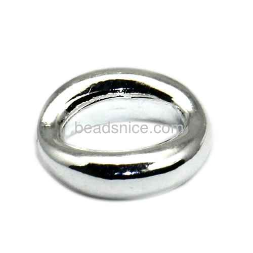 Closed jump ring 925 sterling silver jewelry findings supplies