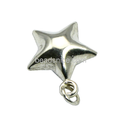 Charm pendant 925 sterling silver star charms for jewelry necklace making