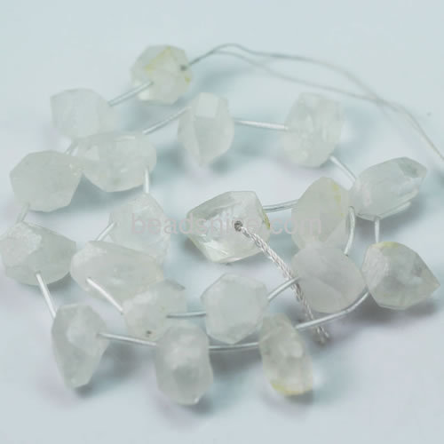 Fashion white crystal druse pendant decorative uncertain figure original stone wholesale jewelry findings DIY
