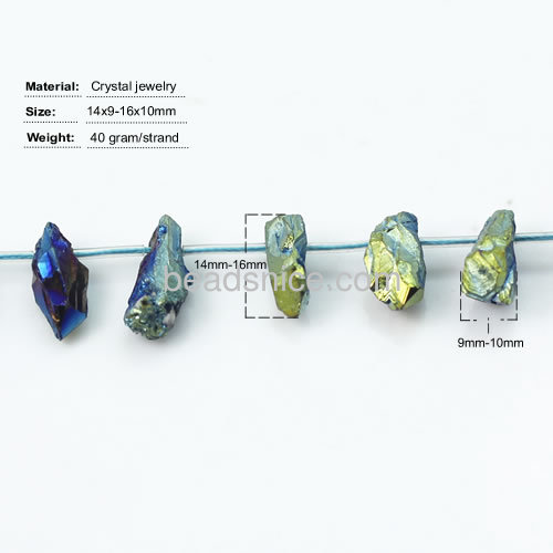 Druzy stone bracelet blue uncertain figure fashion bracelet decorative for women wholesale jewelry findings DIY