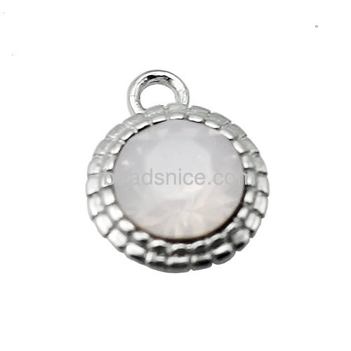925 Sterling silver pendant setting for woman necklace making wholesale