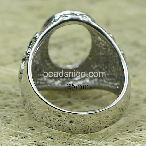 Engagement ring setting brass