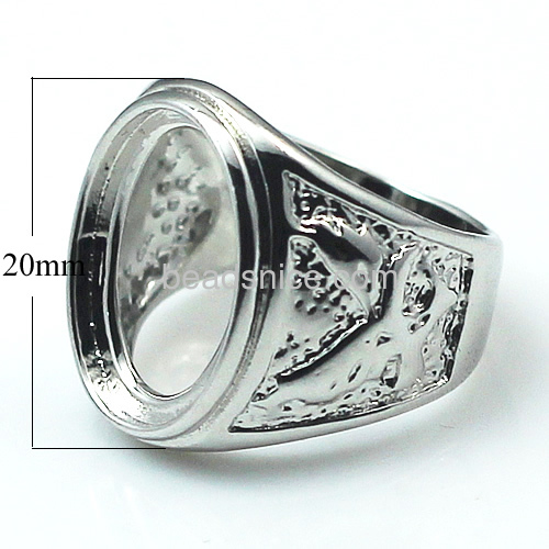 Ring setting cabochon bezel cup jewelry accessories brass