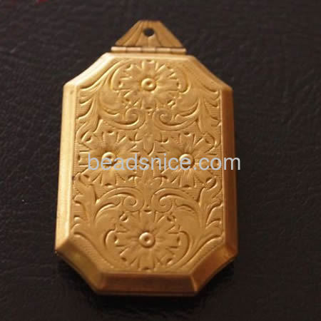 New Design Brass  Photo Locket DIY Gift for your sweetheart