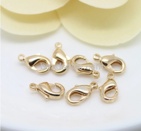 Vacuum real gold plating clasp