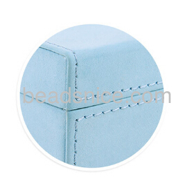 Fashion gift boxes for necklace pendant display leather box case wholesale jewelry packaging boxes rectangular