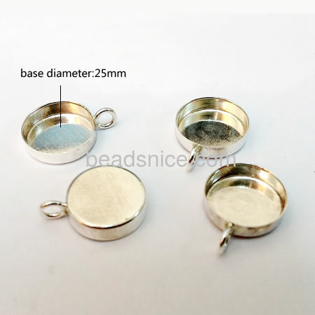 Jewelry pendant blanks，Lead-Safe,Nickel-Free,rack plating
