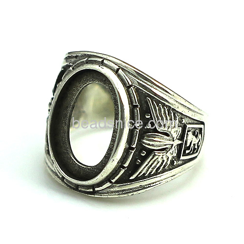 Adjustable Thailand Sterling Silver Ring Setting