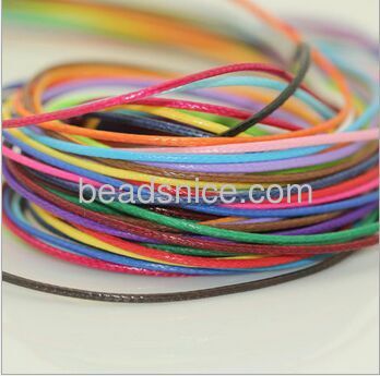 Korean Wax Cord  round polyester waxed cord