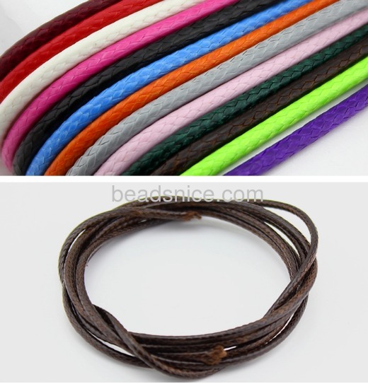 Kerea environmental protection wax cords  Round Wax Cords String Rope Jewelry Beading String For Bracelet