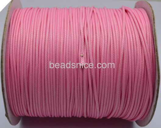 Korea Polyester Poly Waxed Cord  Thread DIY Organza Necklace Cord nice for make macrame - Beading - Braiding Cord