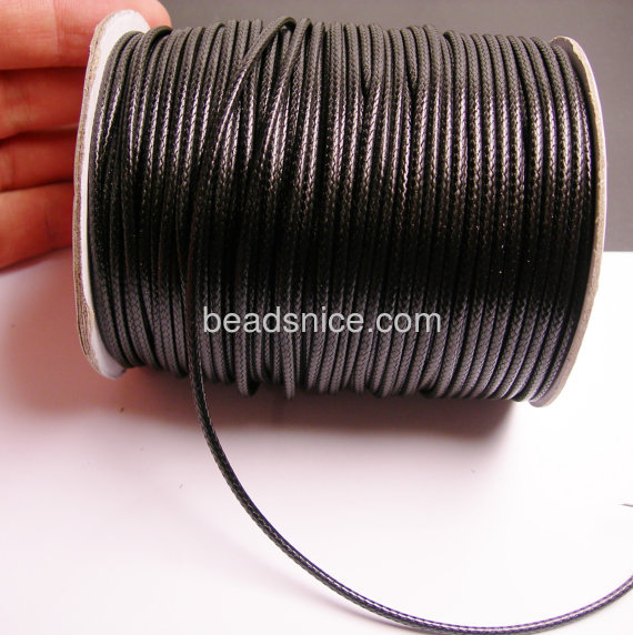 Korea polyester poly wax cords environmental protection wax cord