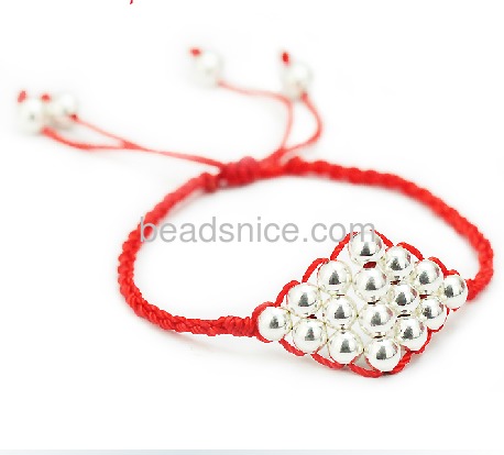 Hot sale shinning silver 925 unique beads spacer beads for fashion jewellry