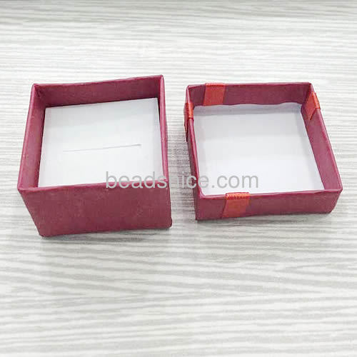 Cardboard jewelry Ring Box,