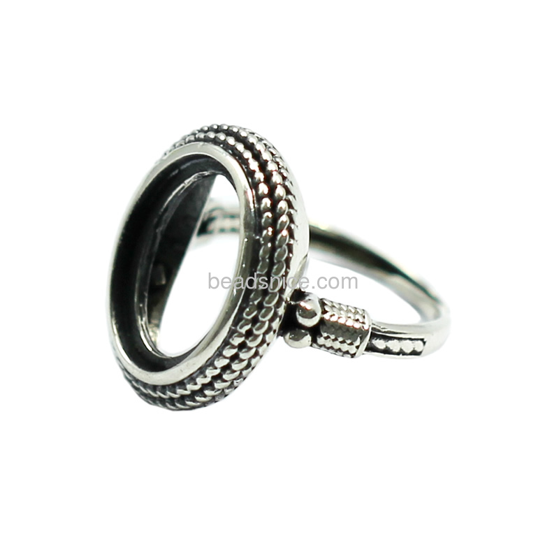 925 sterling silver semi mount ring settings wholesale