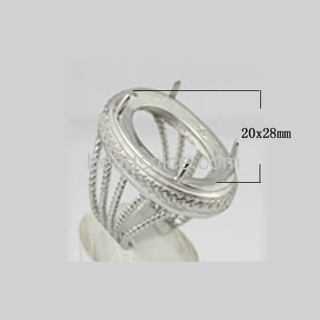 Filigree ring blanks ring design for ladies daily wear rings mountings wholesale fashion ring jewelry settings stainless steel D