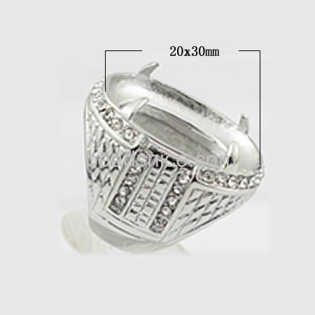 Vintage ring base prong ring design micro pave cubic zirconia wholesale fashionable jewelry ring accessory stainless steel DIY