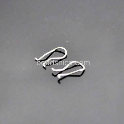 Stainless steel ear wire fingernail earring post backs wholesale jewelry accessories DIY