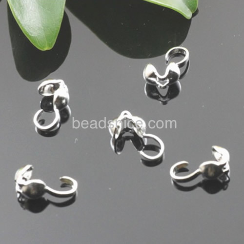 Crimps beads clasp hook clasps necklace buckle ring buckle wholesale jewelry accessories DIY stainless steel