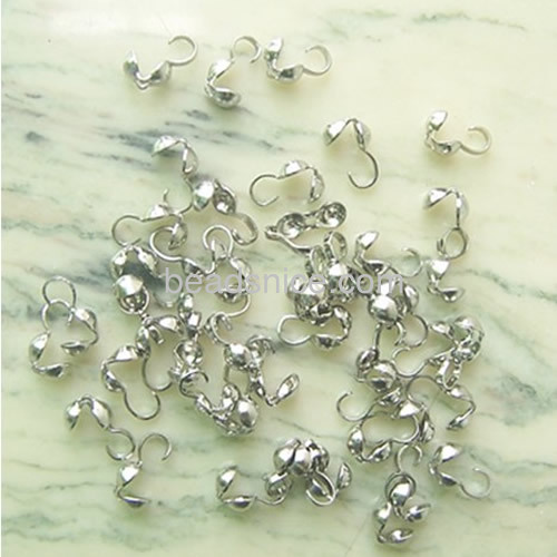 Metal buckle stainless steel beads clasp necklace buckle wholesale jewelry accessories DIY fit 2mm beads