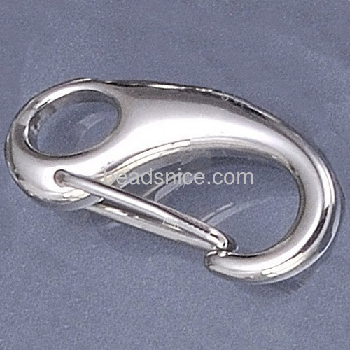 Stainless steel clasp lobster clasp necklace bracelet clasps key shrimp buckle wholesale jewelry accessories DIY chain connector