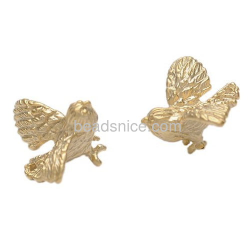 Charm pendant fashion bird pendants flying bird shape wholesale jewelry accessories findings brass