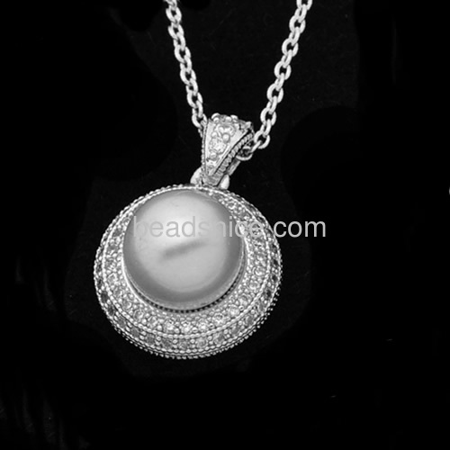 Pearl pendant unique designs for wedding party necklace customize wholesale