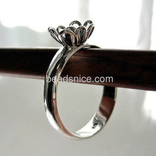 Wedding ring base sterling silver rings base blanks wholesale jewelry making supplies DIY gift for her