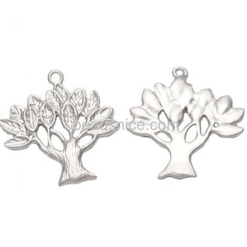 Tree of life pendant fashion life tree pendants charms fit necklace bracelet wholesale fashion jewelry accessories brass