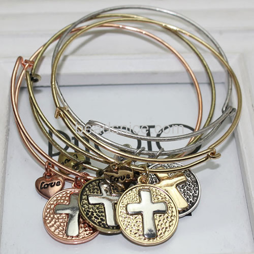 Alex and Ani bracelets heart and cross pendant bangles for sale bracelet jewelry sets alloy retro style gift for friends DIY