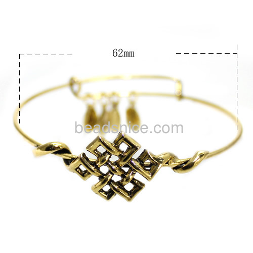 Alex and Ani bangle Chinese knot bracelets bangles wholesale necklace jewelry components alloy vintage style