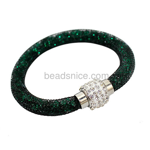 Mesh network bracelet stardust bracelet diamond pieces magnet bracelet buckle stardust wholesale bracelet jewelry findings