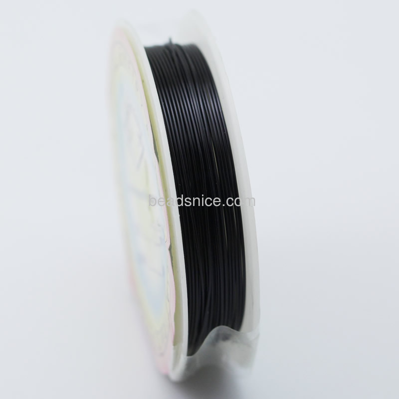 Color-coated brass wire, multicolor, 0.6mm,