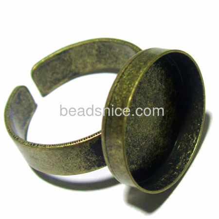 Pad ring base,size:6 ,lead-safe,nickel-free,round