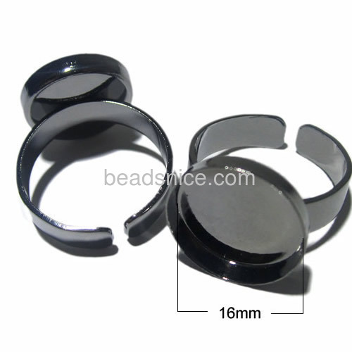 Pad ring base,size:6 ,lead-safe,nickel-free,round