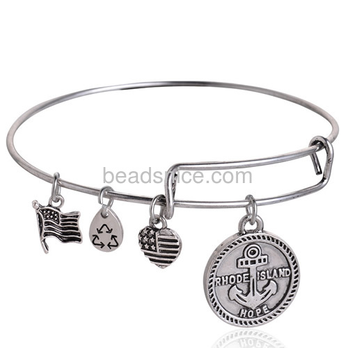 New model bangles and bracelets palm anchor dolphin pendant Alex and Ani bracelets mixed style alloy gift for friends