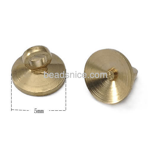 End cap dome loop pendant bead cap wholesale jewelry making supplier brass more colors for choice DIY