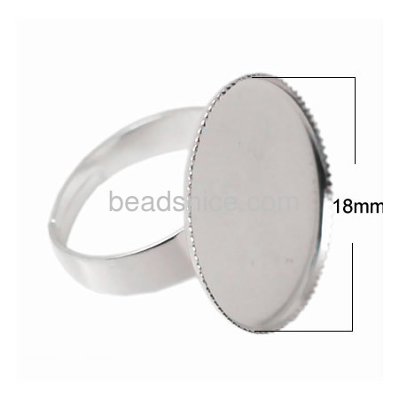 Pad ring base,size: 8,lead-safe,nickel-free