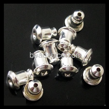 Ear nut supplies,brass,more plated colors for choice