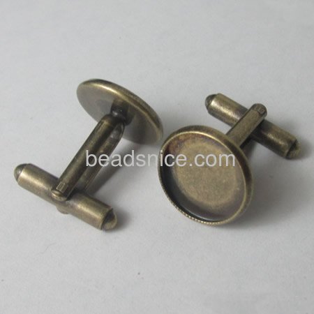 Brass Buckel,Base Diameter:18mm,Lead-Safe,Nickel-Free,Handmade Plated,
