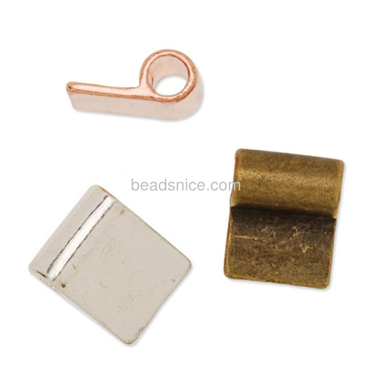 Necklace pendant tag glue on bails oval buckle connector wholesale vogue jewelry findings zinc alloy DIY more colors for choice