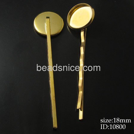 Hairpin Clips,Brass, base inside diameter: 18mm,long :55MM,