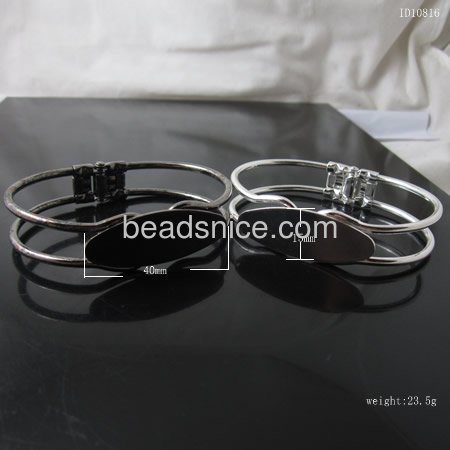 Jewelry  Bracelet,Brass,47X65mm,pad:15X40mm,