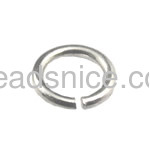 925 Sterling silver jewelry jump rings opened